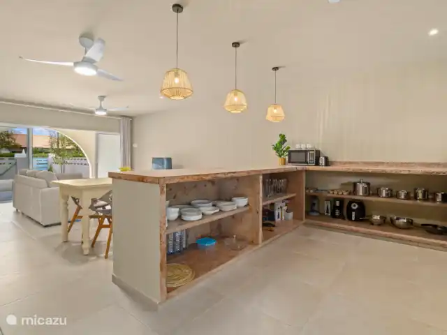 Kas Tres Sol | Bonaire, Bonaire, Belnem - maison de vacances Cuisine entièrement équipée.