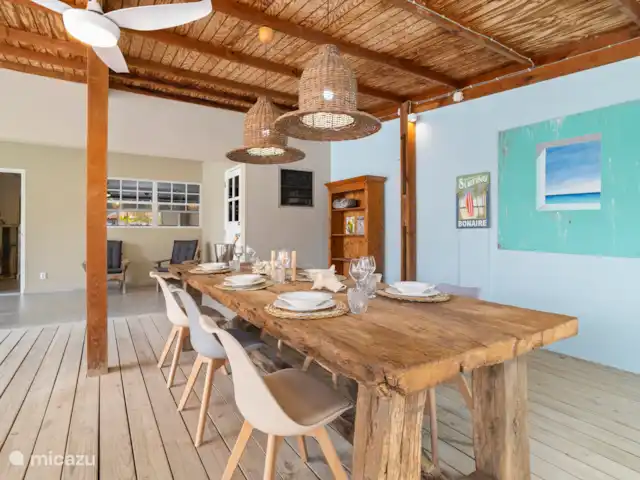 Kas Tres Sol | Bonaire, Bonaire, Belnem - maison de vacances Véranda, aussi appelée salon extérieur