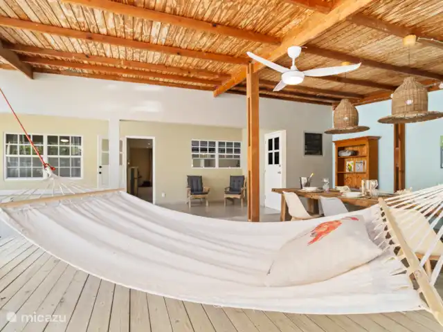 Kas Tres Sol | Bonaire, Bonaire, Belnem - maison de vacances Hamac sur le porche