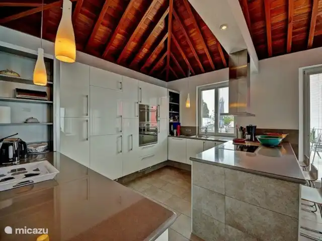 Villa Atlántico  en España, La Palma, Tijarafe - villa La cocina es moderna y está totalmente equipada.