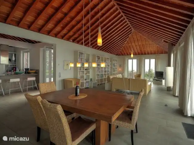 Villa Atlántico  en España, La Palma, Tijarafe - villa Un gran espacio habitable de planta abierta