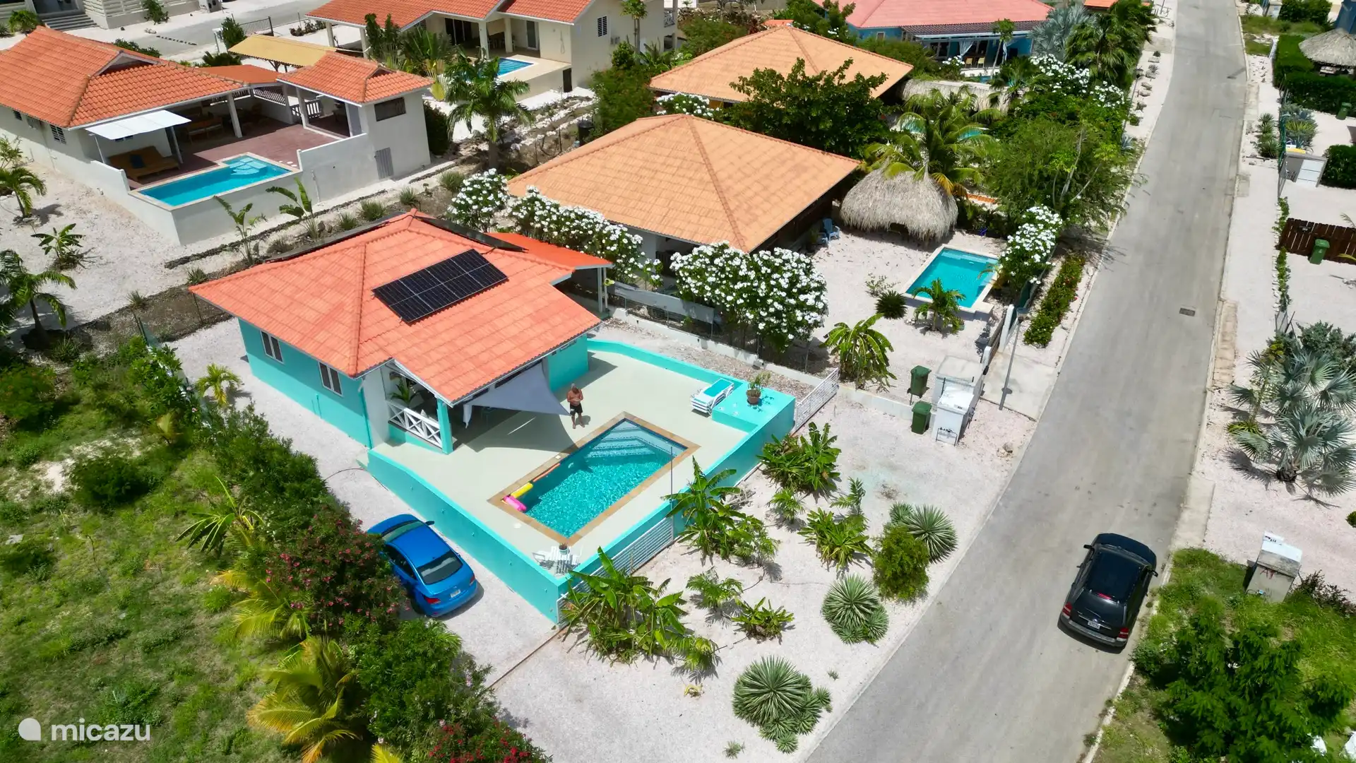 Het zwembad nodigt u uit
Foto: R. Gill