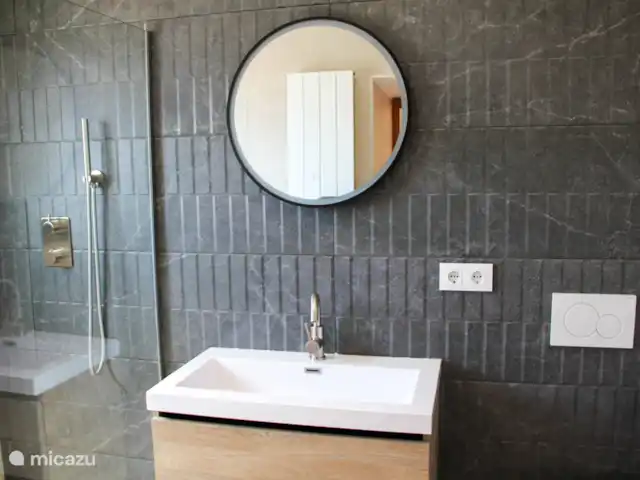 Casa Contenta en España, Costa Blanca, Moraira - villa Baño 2: ducha y aseo.