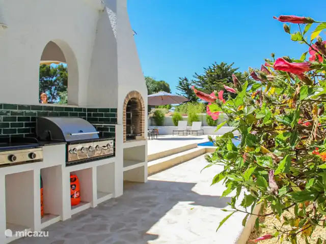 Casa Contenta en España, Costa Blanca, Moraira - villa Cocina exterior.