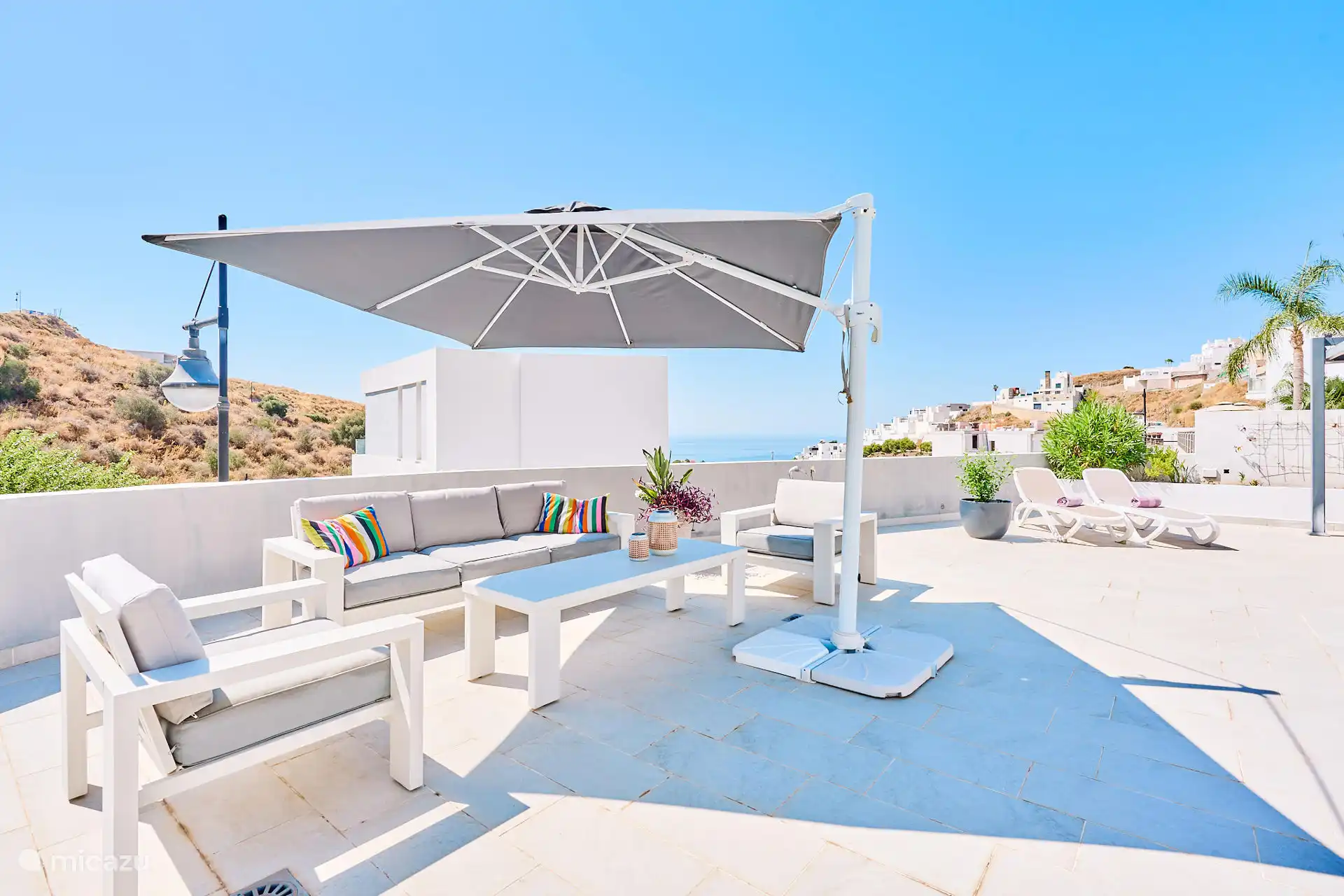 terrace with sea view