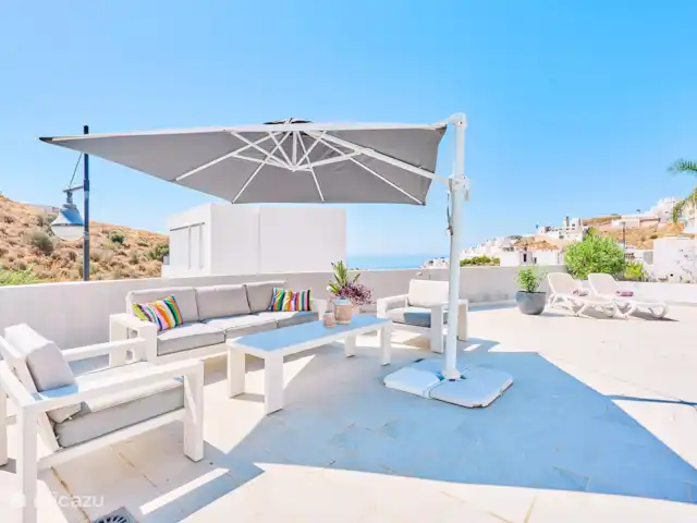 GR03 La Buena Vida Torrox | Espagne, Costa del Sol, Torrox-Costa - villa Terrasse avec vue sur la mer