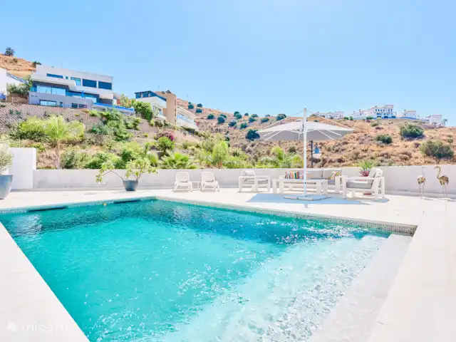 GR03 La Buena Vida Torrox | Espagne, Costa del Sol, Torrox-Costa - villa Terrasse de la piscine
