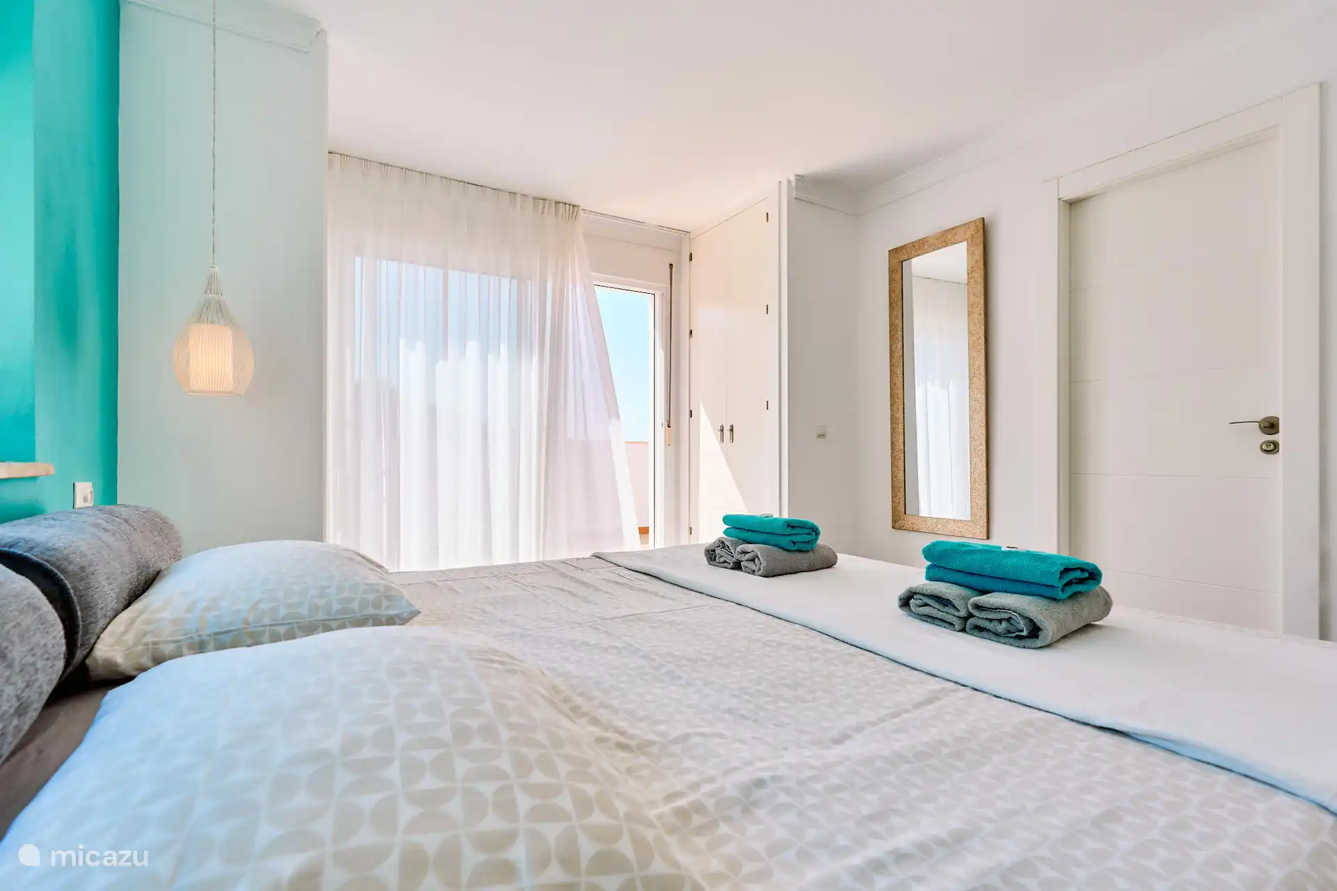 bedroom 1 with terrace