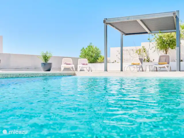GR03 La Buena Vida Torrox | Espagne, Costa del Sol, Torrox-Costa - villa Terrasse de piscine avec pergola