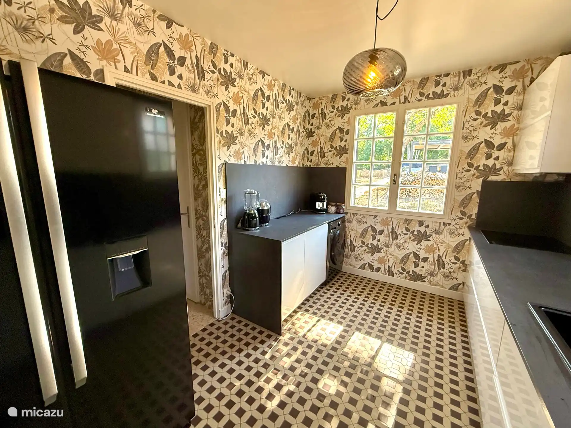 Grand frigo américain et beaucoup d’équipements SMEG