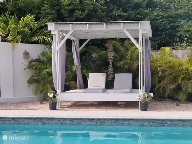 Villa Kiki Curaçao en Curazao, Bandabou (oeste), Grote Berg - villa Disfruta de la cama?? con dosel