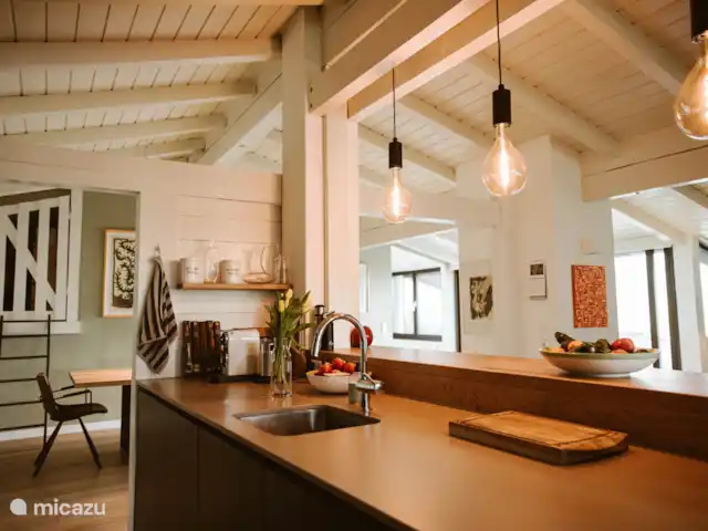 Ático de montaña Tirol en Austria, Tirol, Axams - apartamento Vista desde la cocina abierta