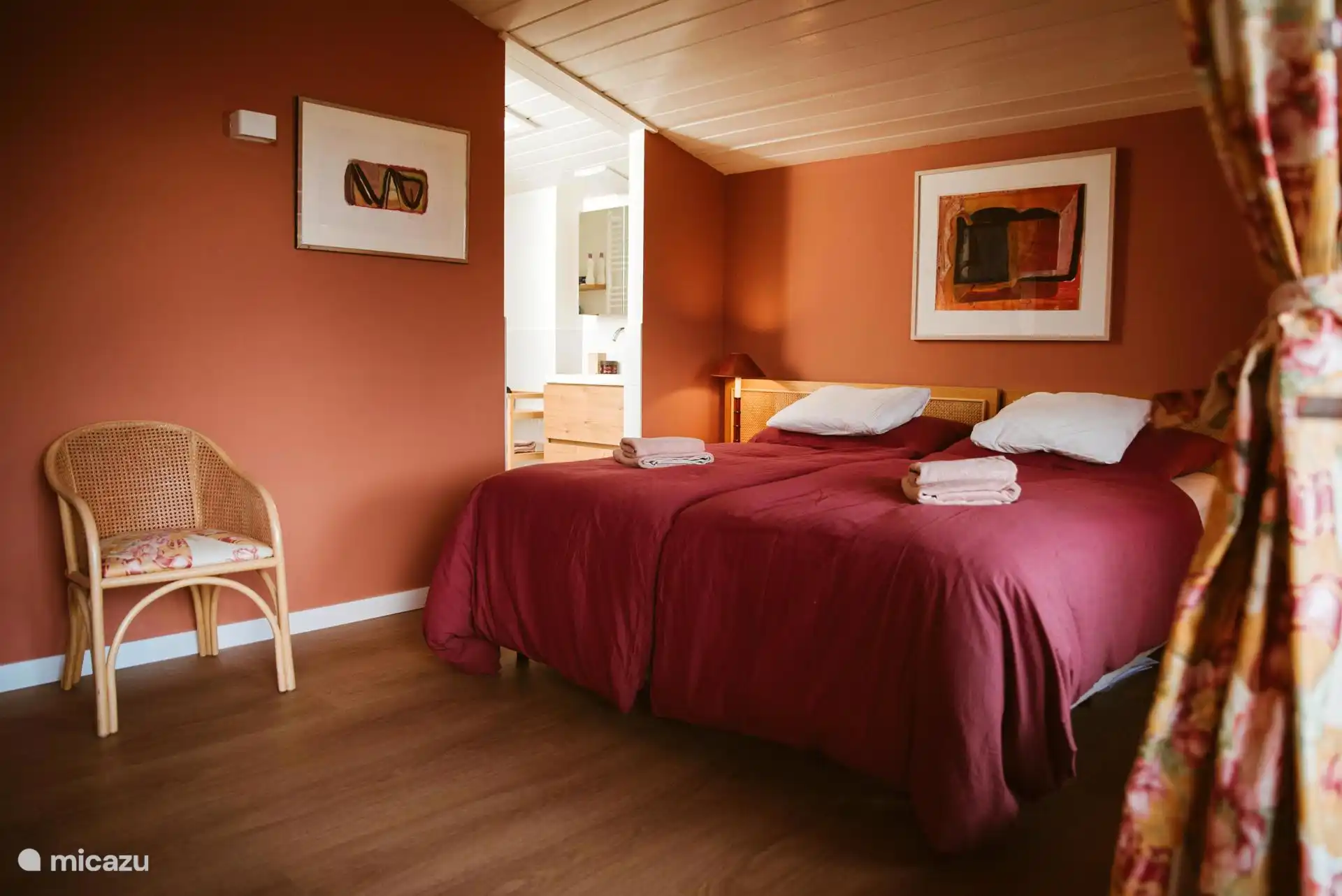 Bedroom with ensuite bathroom