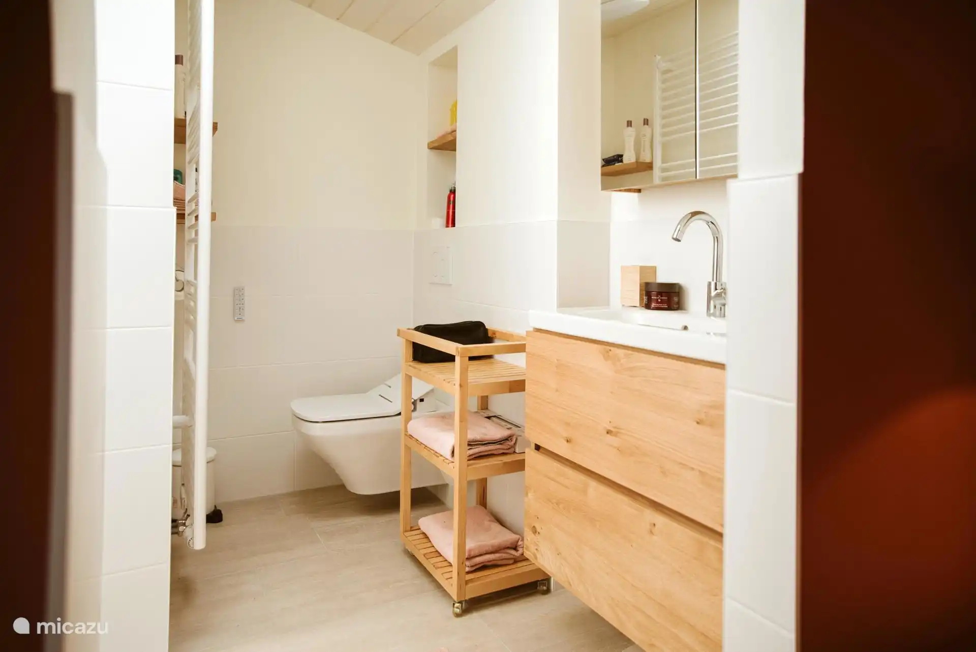 Bathroom (with toilet) belonging to master bedroom