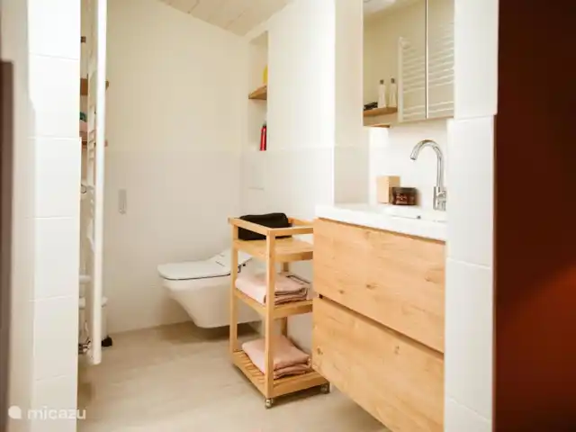 Ático de montaña Tirol en Austria, Tirol, Axams - apartamento Baño (con inodoro) perteneciente al dormitorio principal