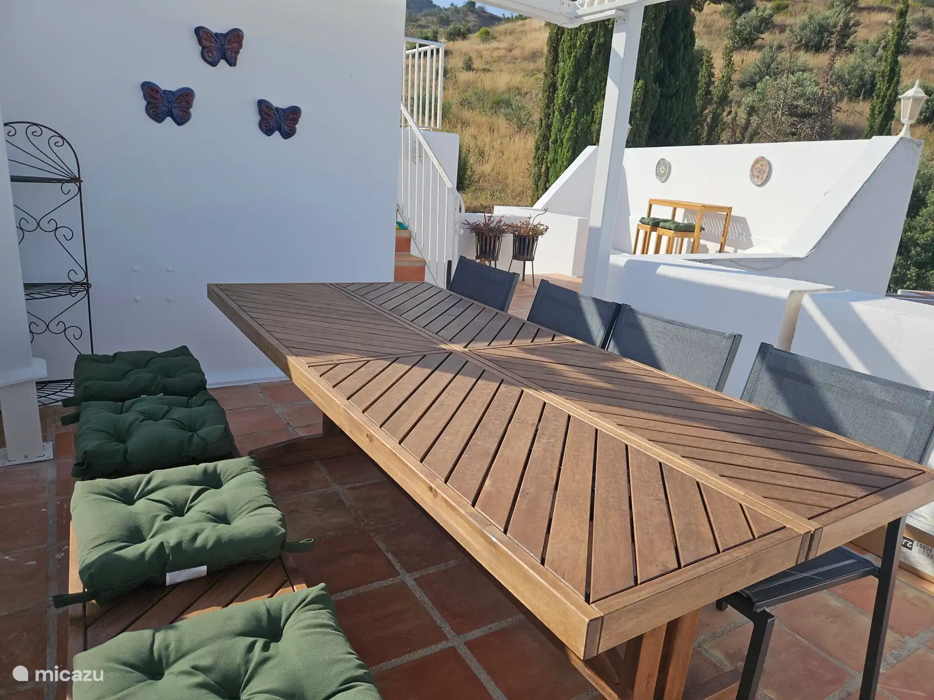 Terrasse im Obergeschoss