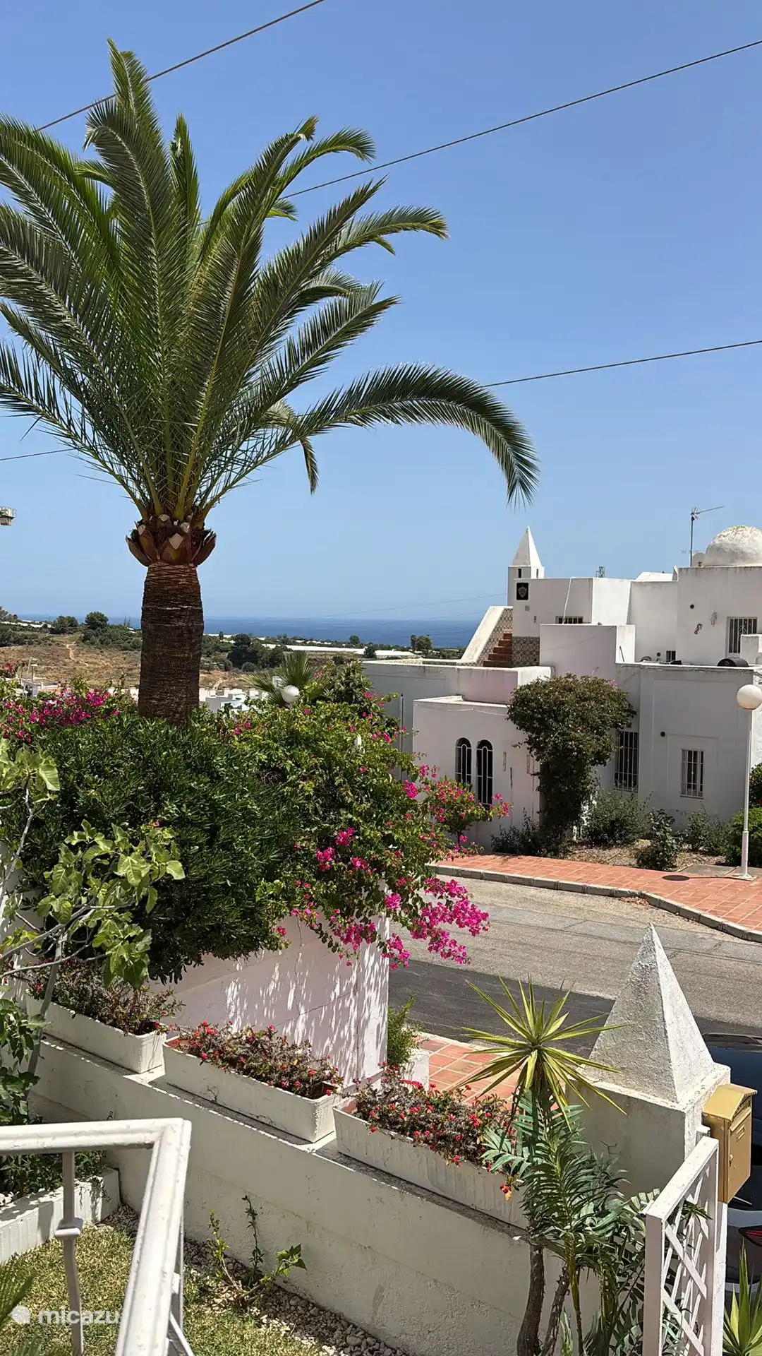 Blick auf die vordere Terrasse