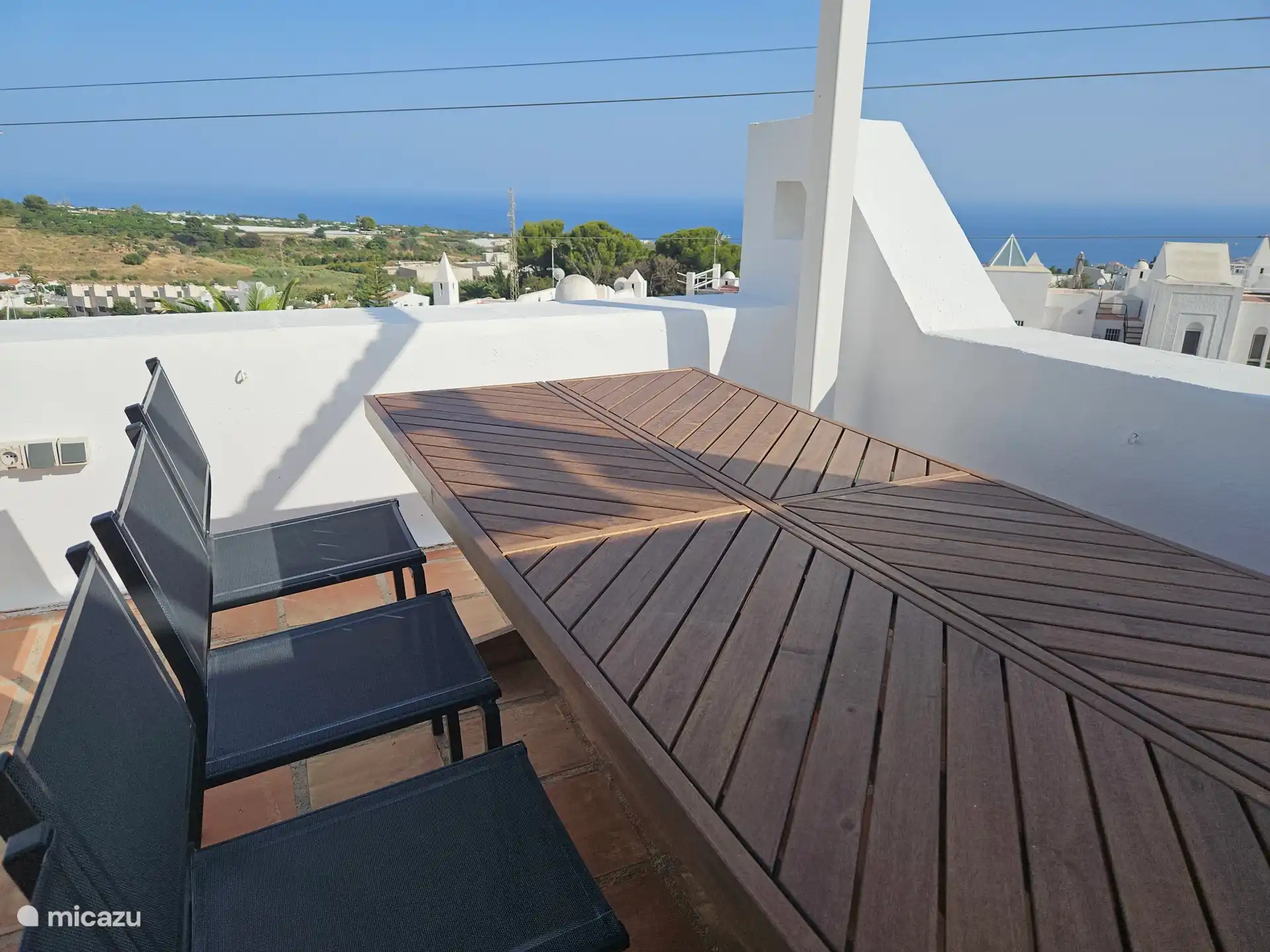 Blick auf das Meer und Nerja