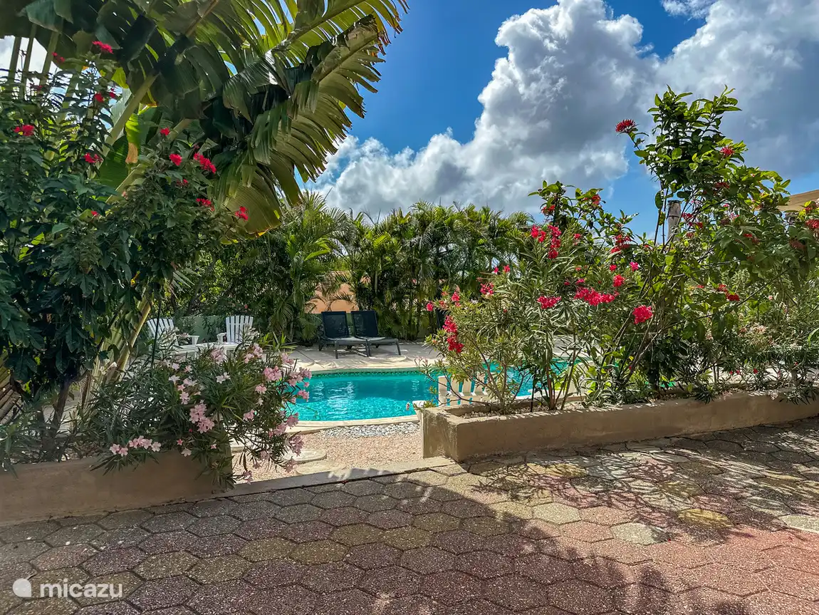 Access to shared space with swimming pool