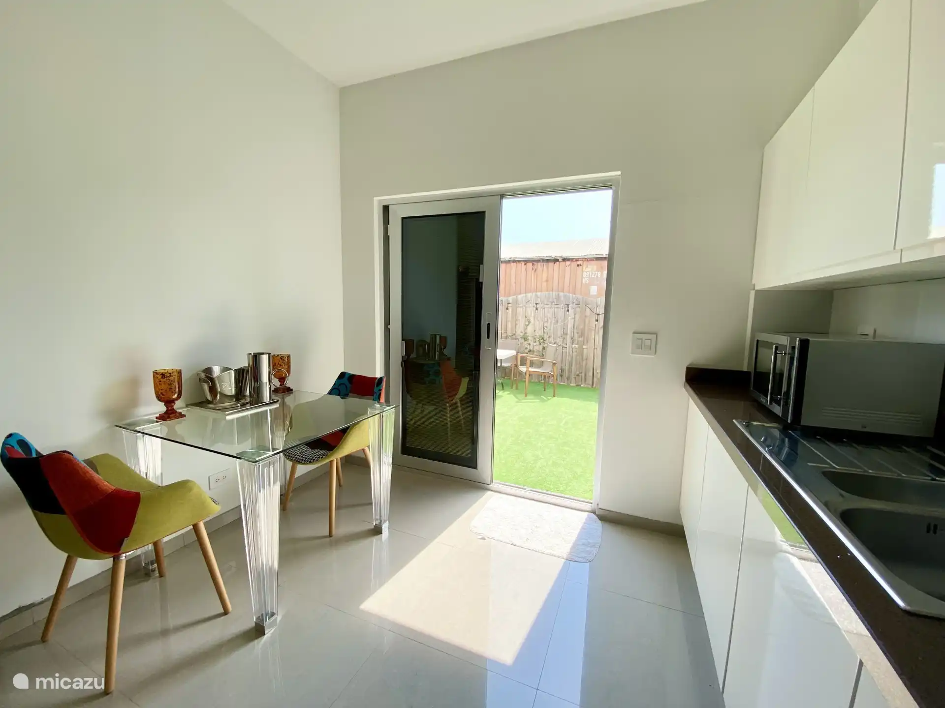 De la cocina directamente al jardín