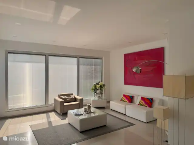 Blissful Bubali Apartment | Aruba, Nord, Bubali - appartement Salon spacieux et confortable