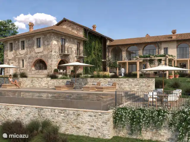 Apartamento de 2 peniques 'AMBRA' en Italia, Piamonte, Castellino Tanaro - apartamento Piscina infinita