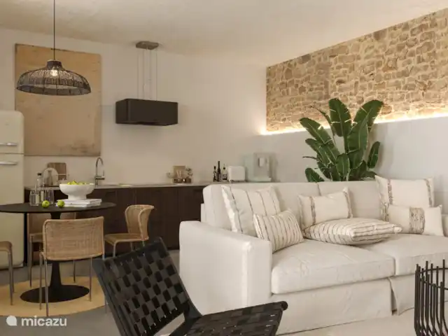 Apartamento de 2 peniques 'AMBRA' en Italia, Piamonte, Castellino Tanaro - apartamento Salón con cocina abierta