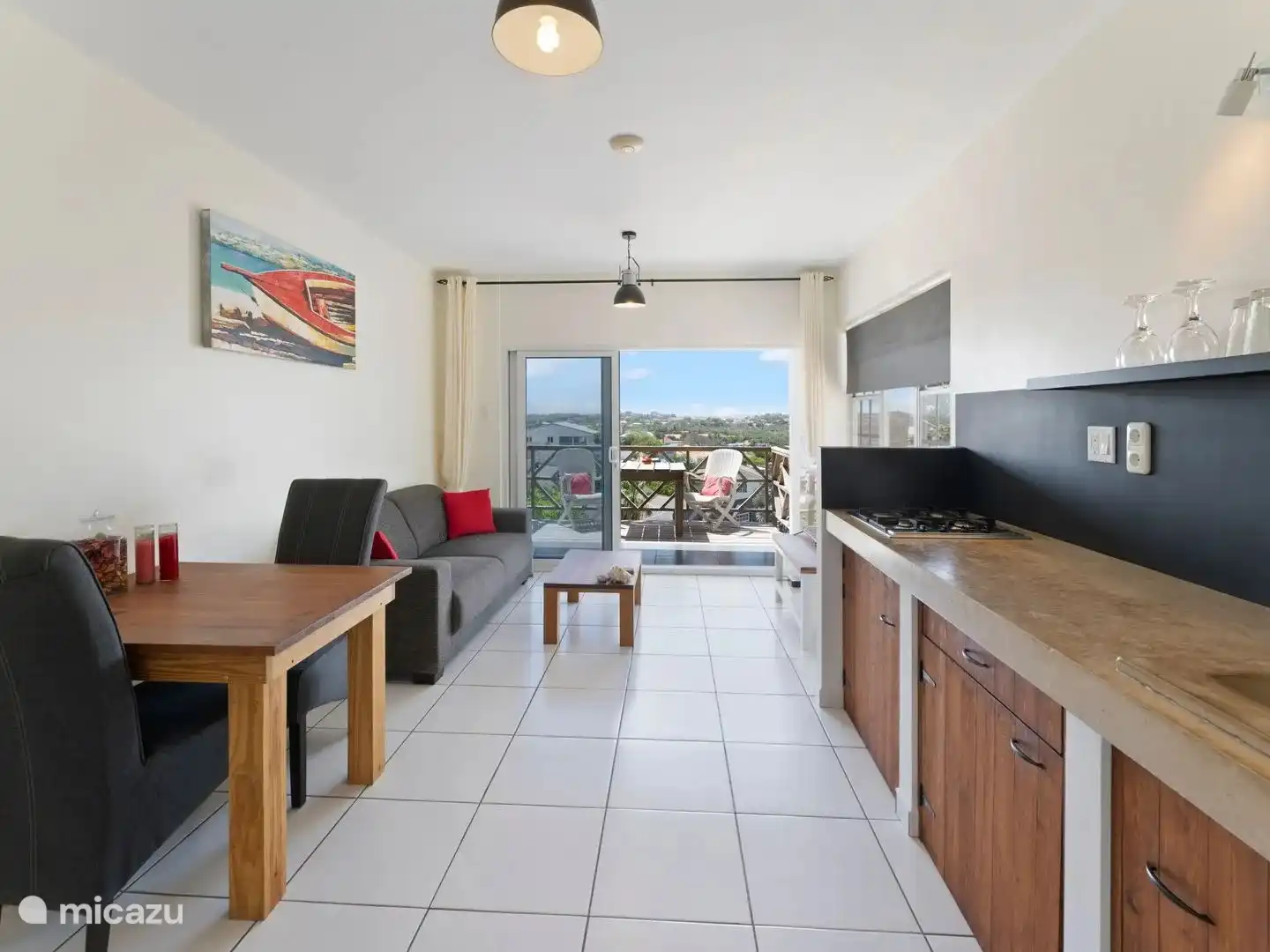 Hilltop Breeze App 2 in Curaçao, Banda Ariba (East), Seru Bottelier - Apartment