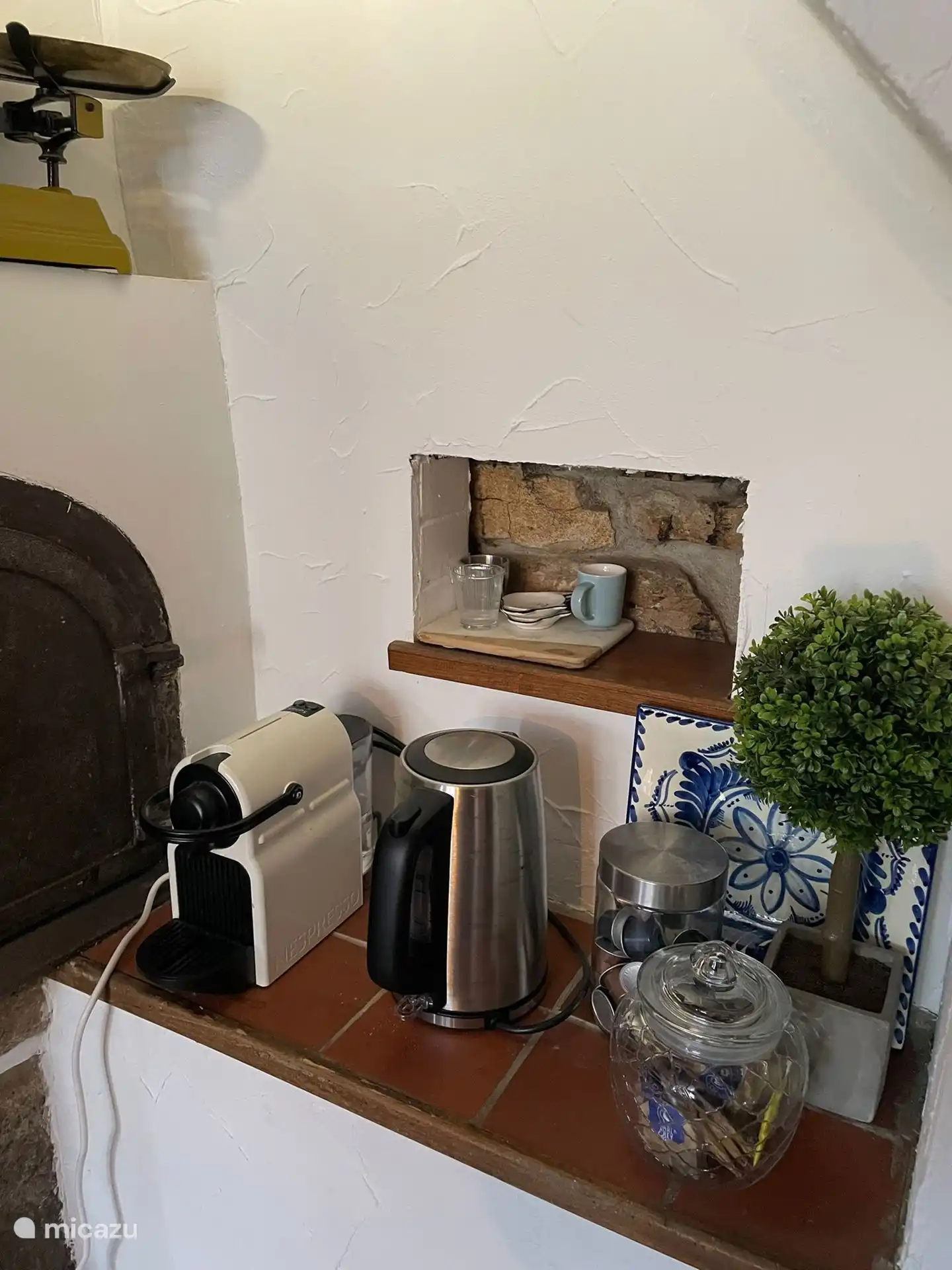 Koffie/thee hoekje in de keuken