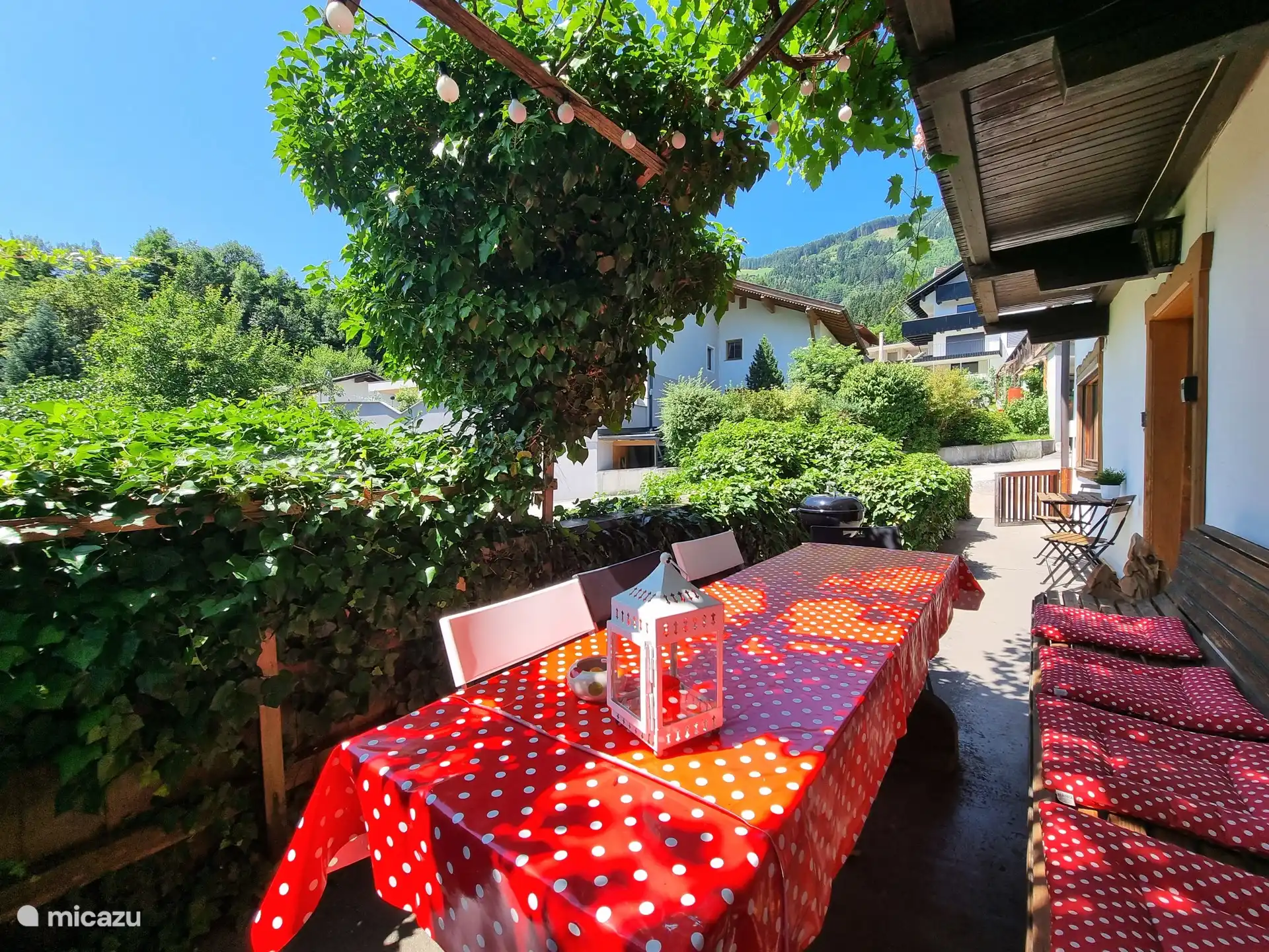 Terrace in front of the house