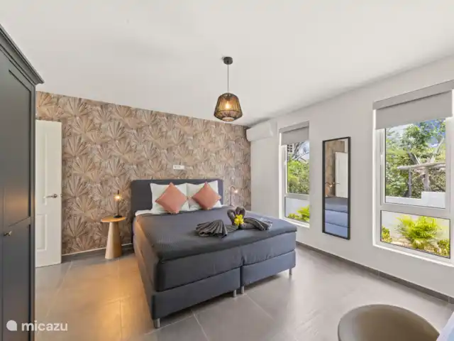 Villa Salu huren in Curaçao, Banda Ariba (oost), Jan Thiel - villa Master slaapkamer