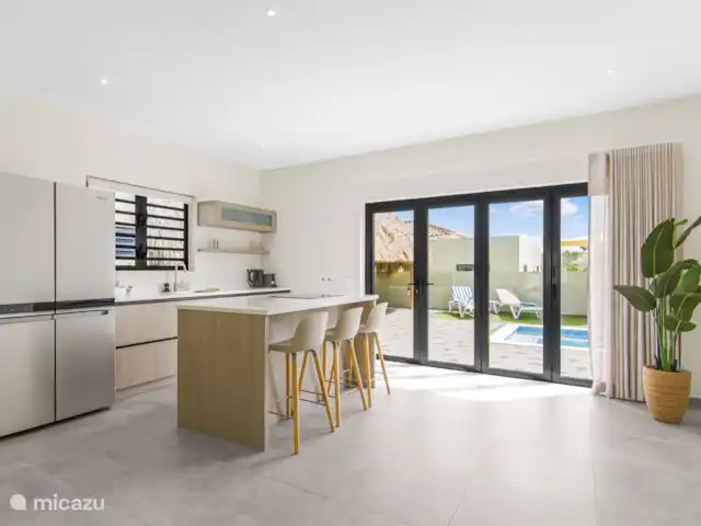 Playa Pura Vida Mambo en Curazao, Banda Arriba (este), Mambo Beach - villa Cocina