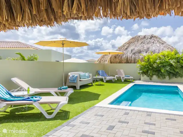 Playa Pura Vida Mambo en Curazao, Banda Arriba (este), Mambo Beach - villa Jardín con piscina