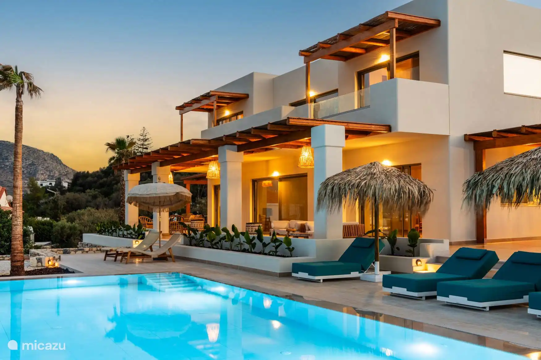 villa, Koutouloufari, Kreta, Griechenland - Luxus Boho Villa Kreta Saradari