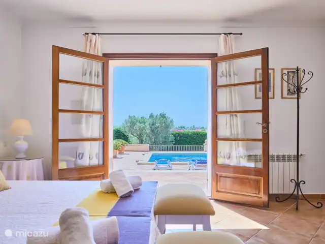 Villa Es Pujolet en España, Mallorca, Santanyí - finca Dormitorio con vistas
