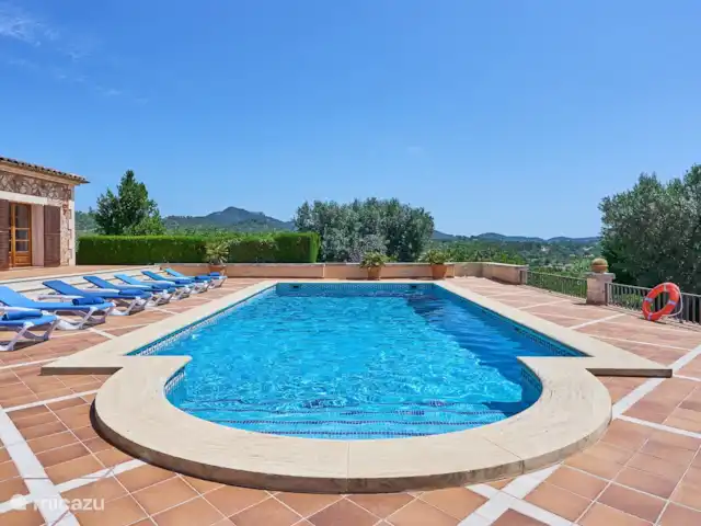 Villa Es Pujolet en España, Mallorca, Santanyí - finca piscina