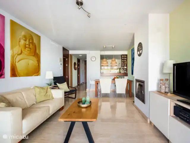 Location de Vacances Espagne, Costa del Sol, Mijas Costa, appartement - Sense-sol Vue d’ensemble salon