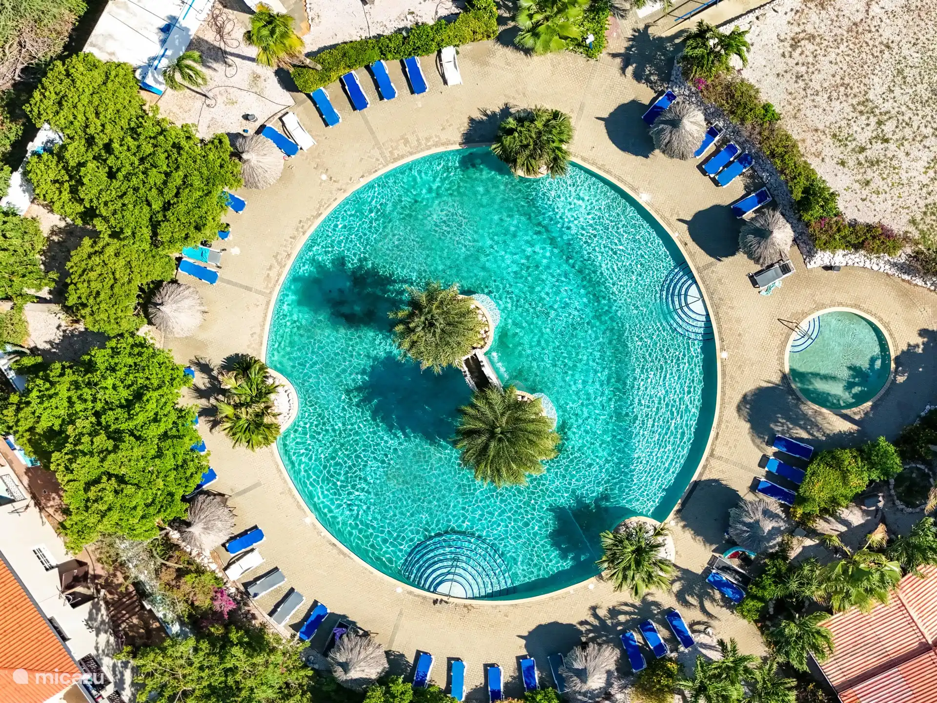 Preciosa piscina tropical