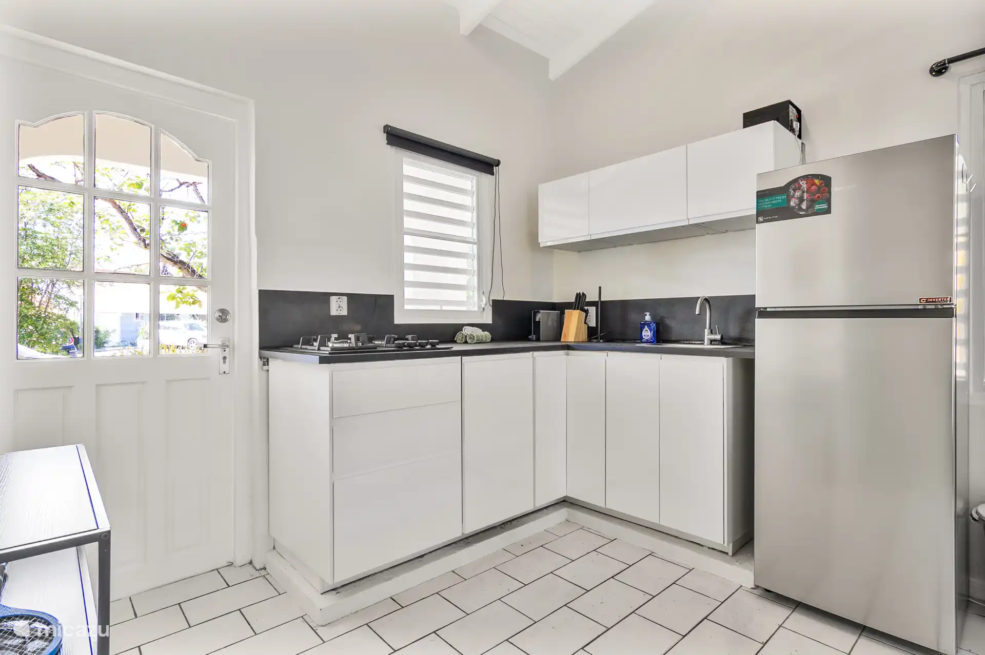 La cocina totalmente equipada