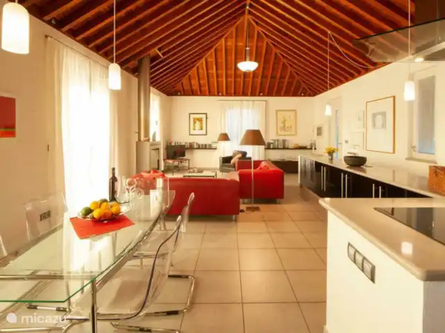 Villa Buenavista | Espagne, La Palma, Tijarafe - villa La cuisine est située dans la même pièce.
