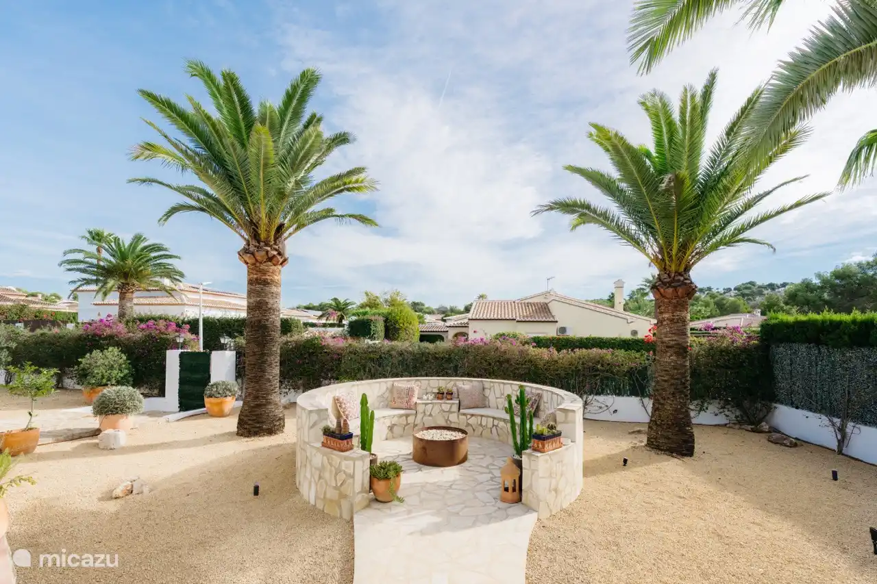 Ronding tussen de palmen (onze favoriete plek)