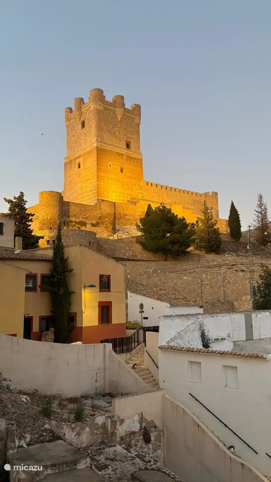 Villena, ca. 40 Autominuten von La Romana entfernt.  Nettes Dorf mit schöner Burg.  