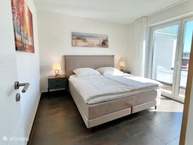 appartement huren in Duitsland, Nedersaksen, Varel – friesland living - Woning met sauna Slaapkamer