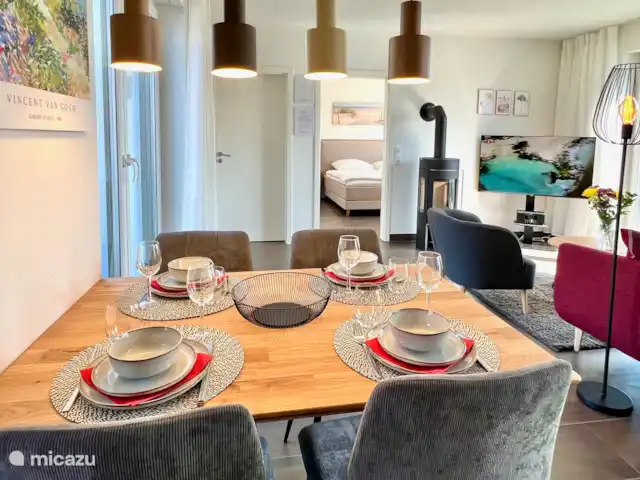 appartement huren in Duitsland, Nedersaksen, Varel – friesland living - Woning met sauna Woonkamer