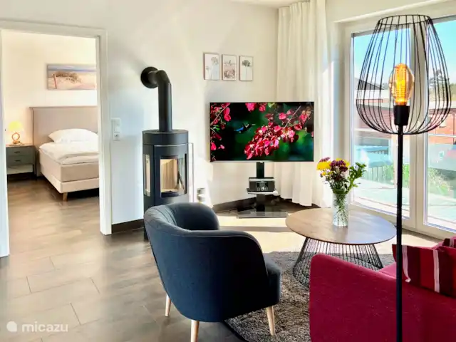 appartement huren in Duitsland, Nedersaksen, Varel – friesland living - Woning met sauna Woonkamer