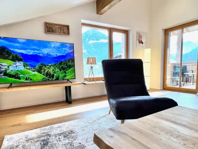 appartement huren in Duitsland, Beieren, Schönau am Königssee – alpen living - woning met sauna Woonkamer