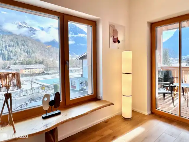 appartement huren in Duitsland, Beieren, Schönau am Königssee – alpen living - woning met sauna Woonkamer