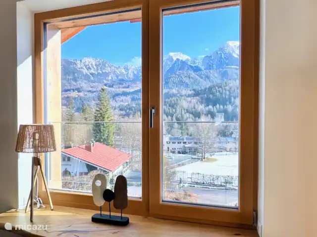 appartement huren in Duitsland, Beieren, Schönau am Königssee – alpen living - woning met sauna Woonkamer