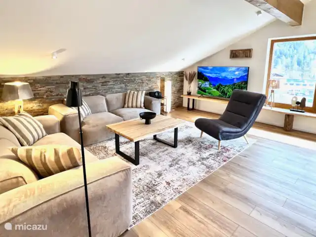 appartement huren in Duitsland, Beieren, Schönau am Königssee – alpen living - woning met sauna Woonkamer