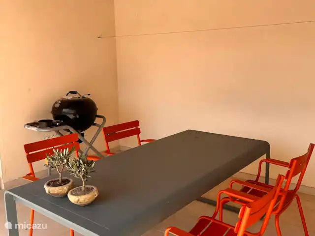 Maison Basilic Ventoux huren in Frankrijk, Vaucluse, Malaucène - vakantiehuis overdekt terras